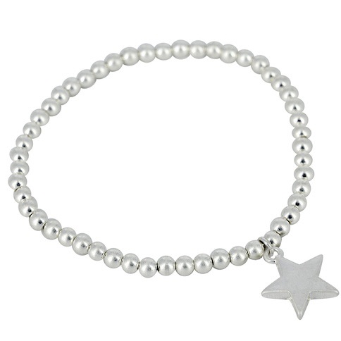 Star Charm Bracelet - Silver